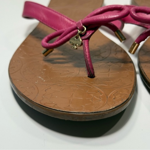 Kate Spade Fuchsia Leather Sandals Women’s Size 9M - Picture 2 of 13